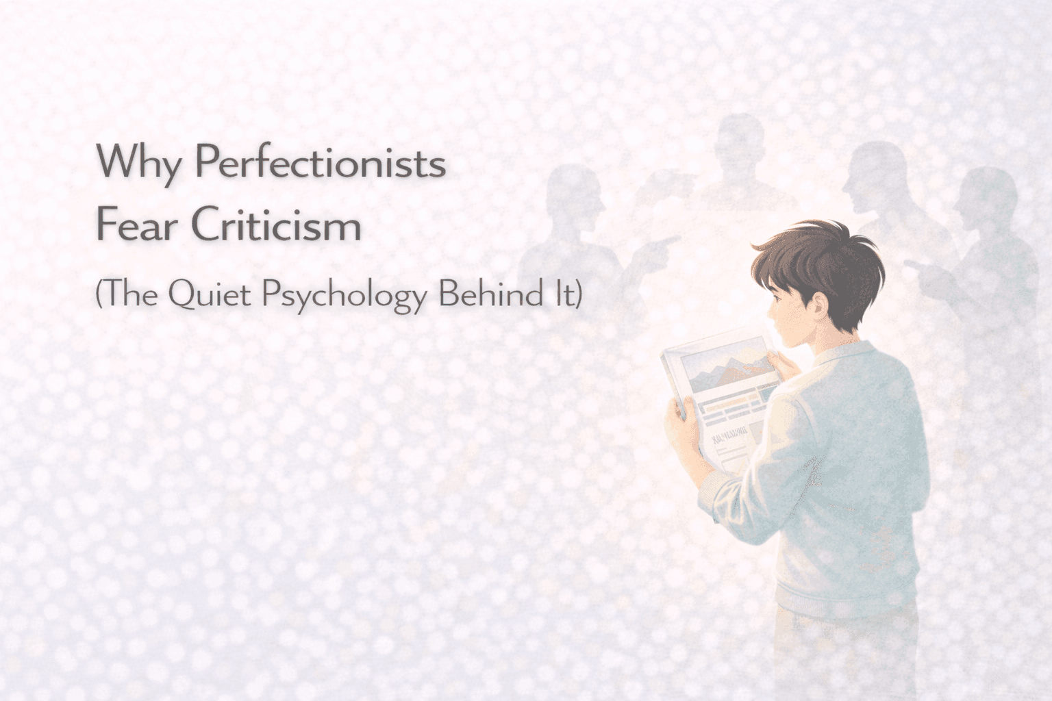Why Perfectionists Fear Criticism (The Quiet Psychology Behind It)
