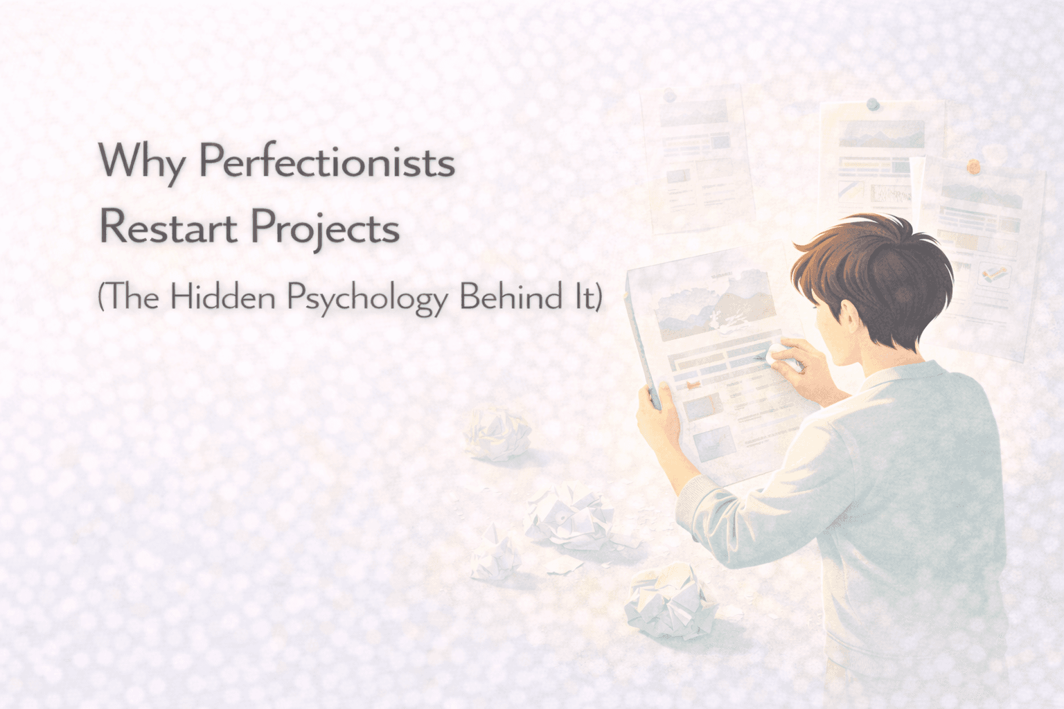 Why Perfectionists Restart Projects (The Hidden Psychology Behind It)