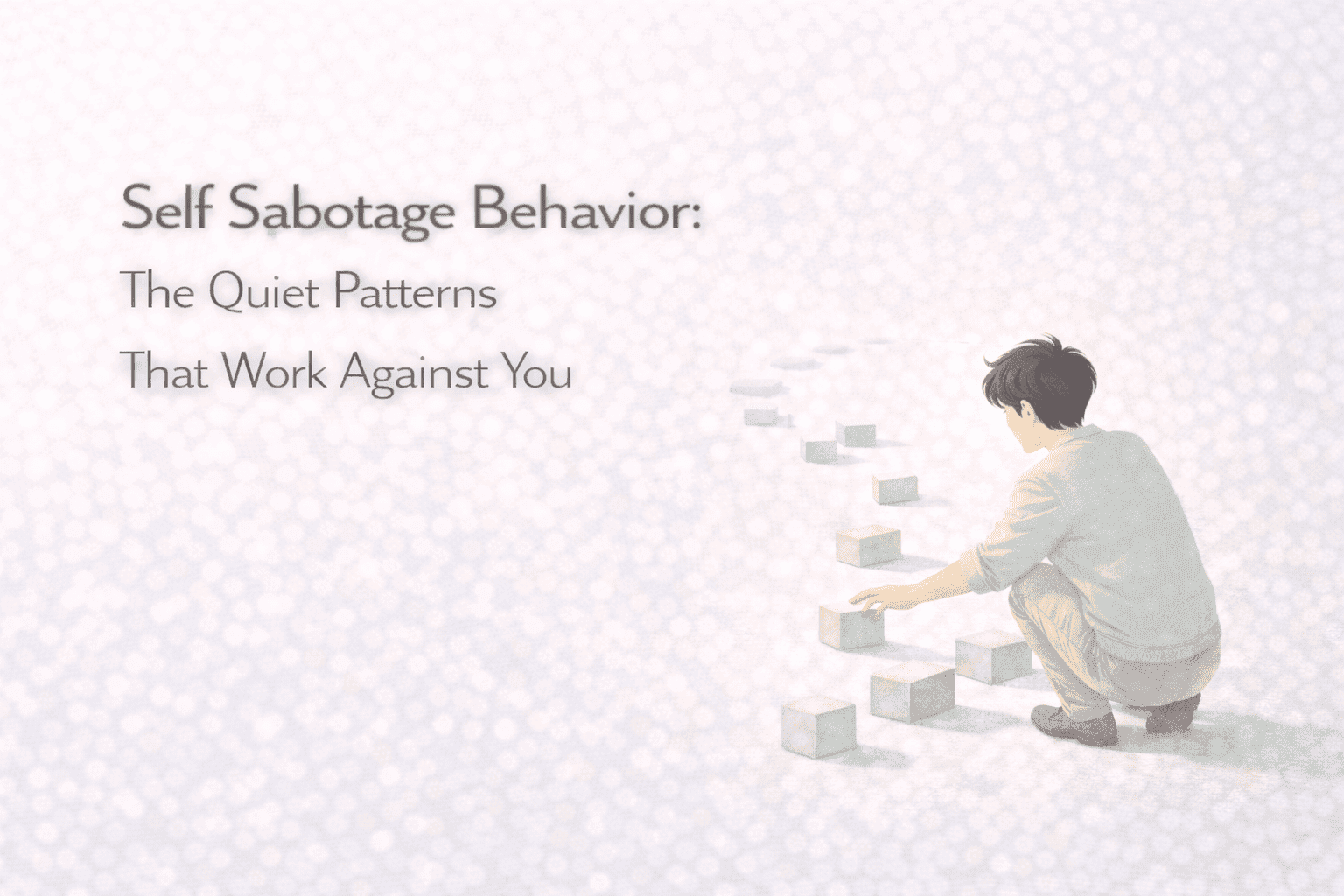 Self Sabotage Behavior: The Quiet Patterns That Work Against You