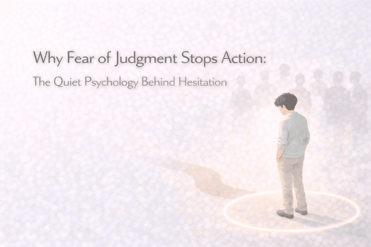 Why Fear of Judgment Stops Action: The Quiet Psychology Behind Hesitation