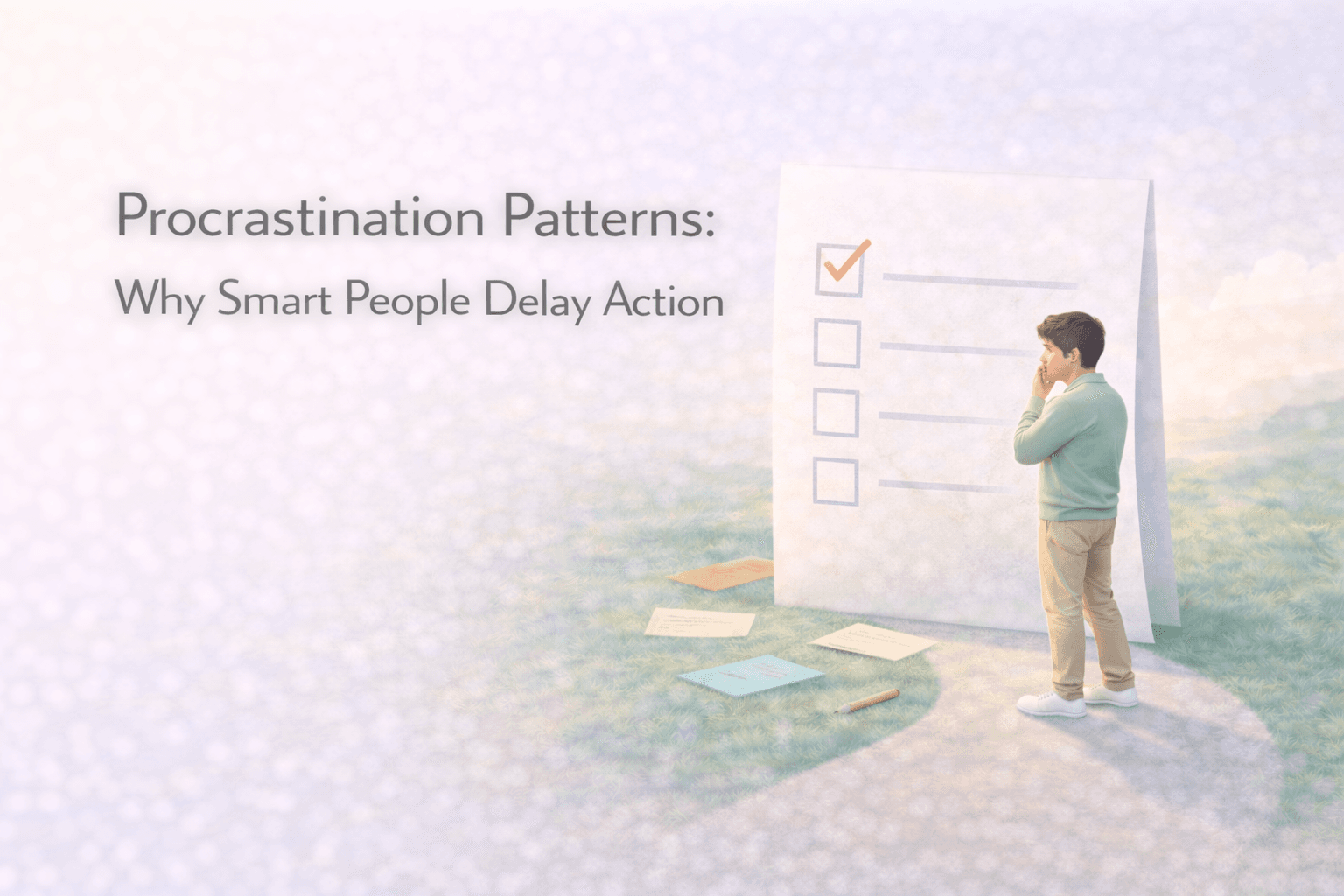 Procrastination Patterns: Why Smart People Delay Action