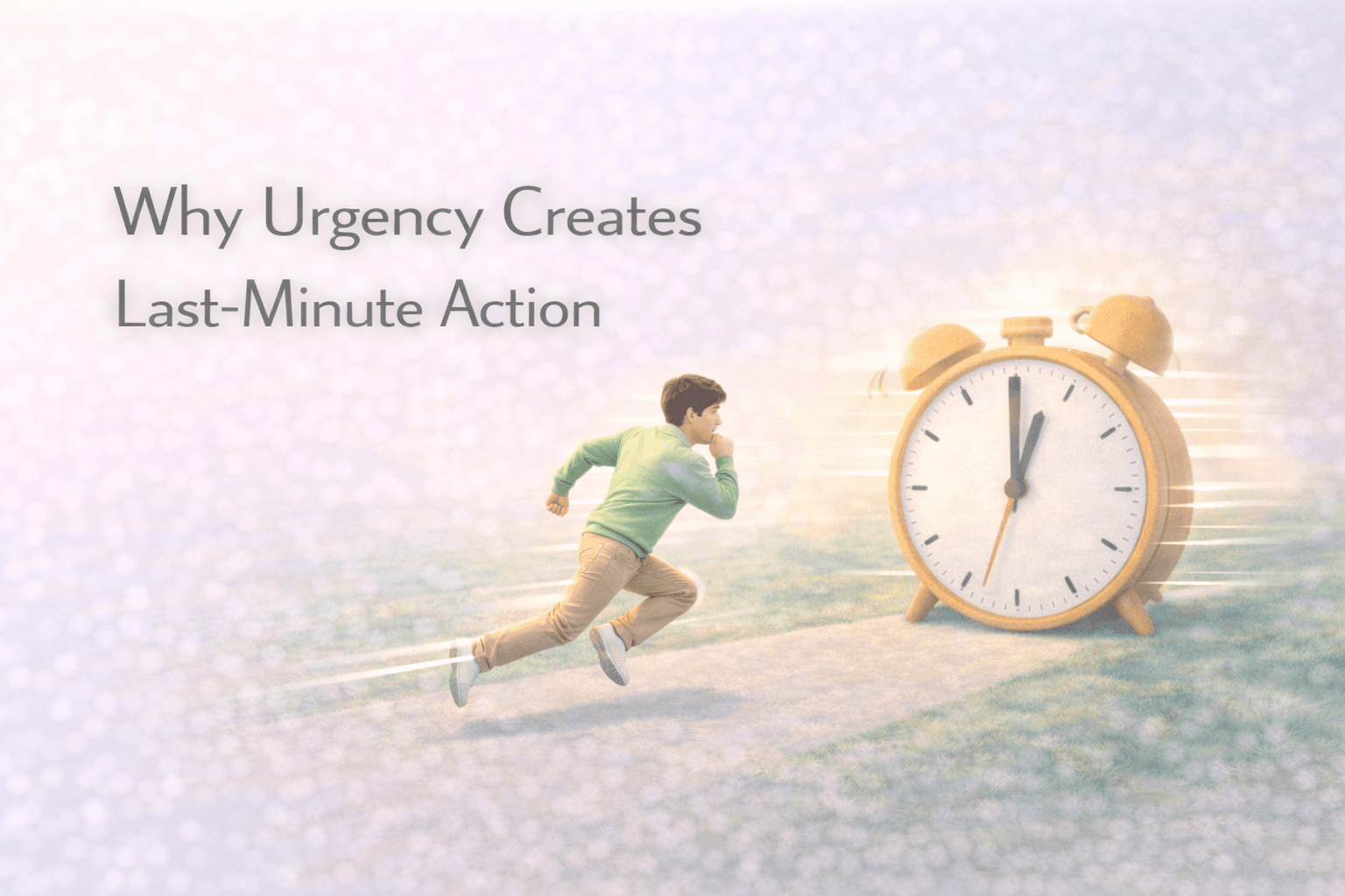 Why Urgency Creates Last-Minute Action
