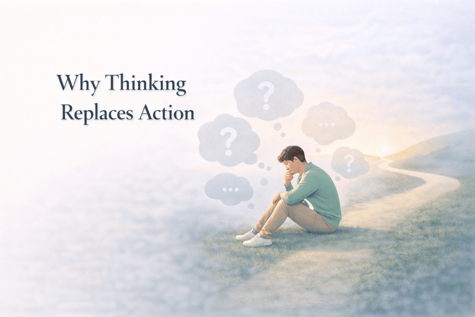 Why Thinking Replaces Action