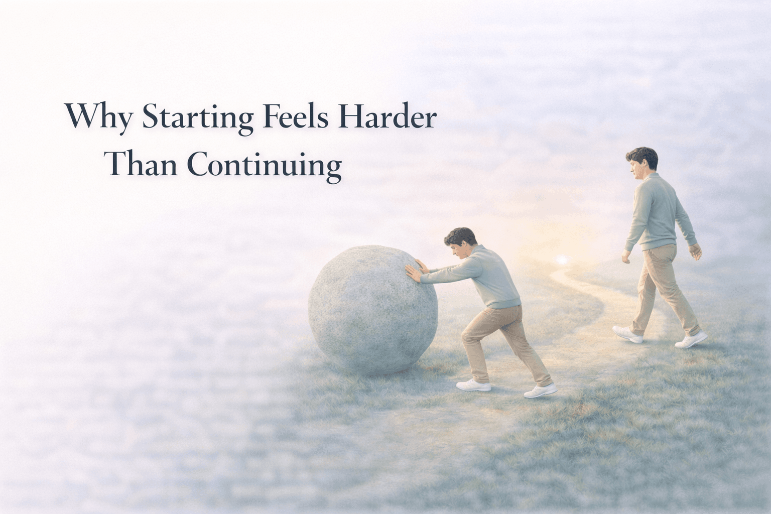 Why Starting Feels Harder Than Continuing