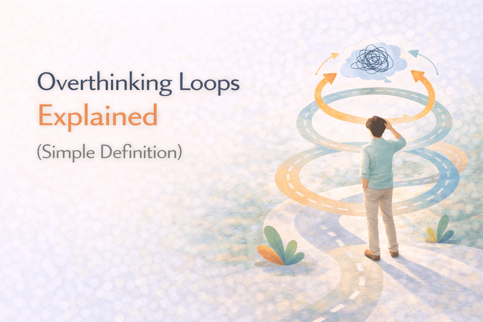 Overthinking Loops Explained (Simple Definition): Why Your Mind Keeps Repeating Thoughts