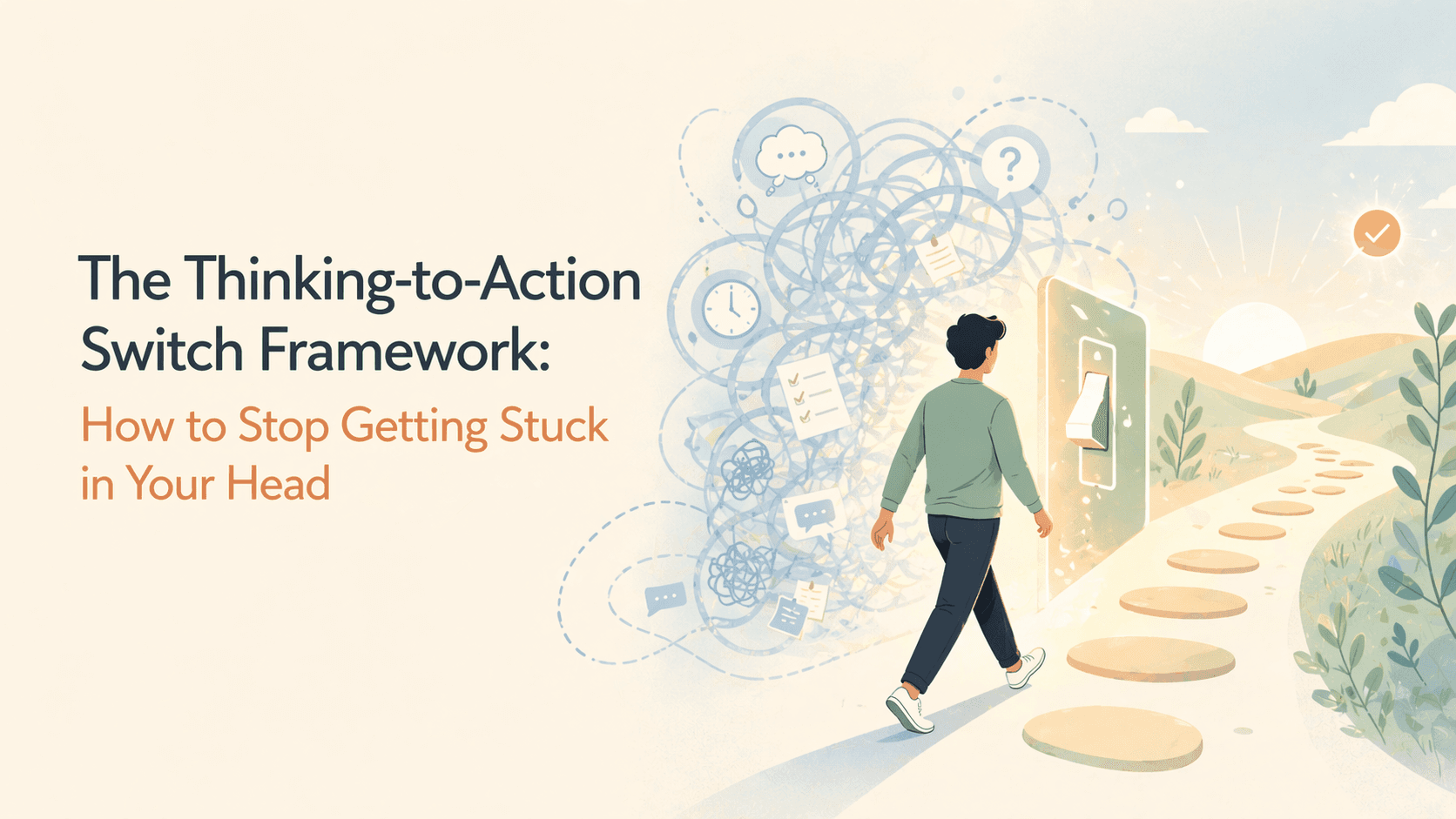 The Thinking-to-Action Switch Framework: How to Stop Getting Stuck in Your Head