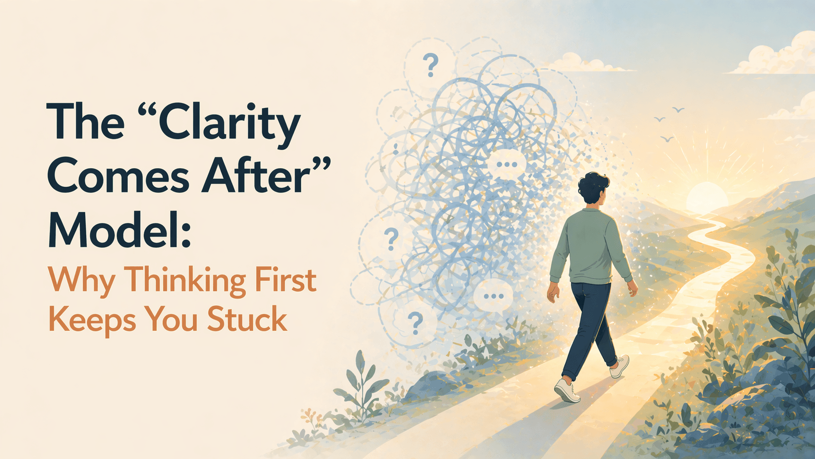 The “Clarity Comes After” Model: Why Thinking First Keeps You Stuck