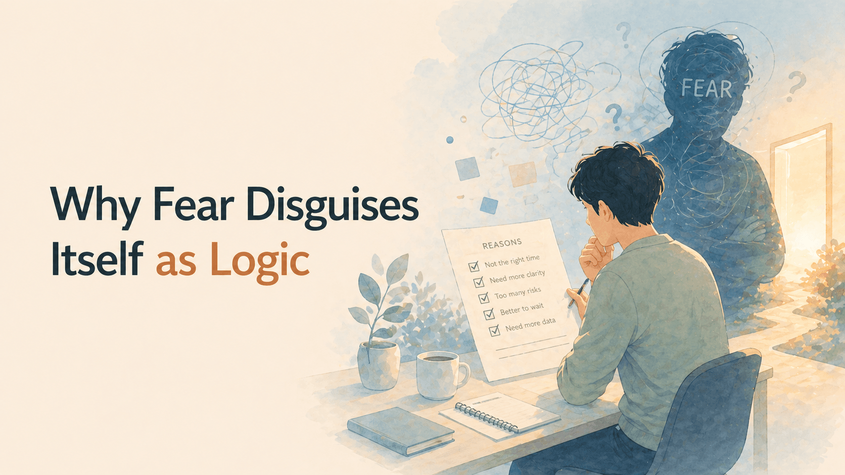 Why Fear Disguises Itself as Logic: The Hidden Pattern Behind Rational Thinking