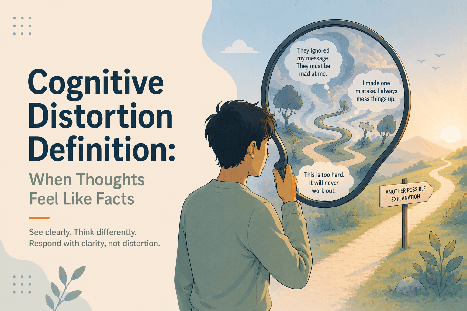 Cognitive Distortion Definition: When Thoughts Feel Like Facts