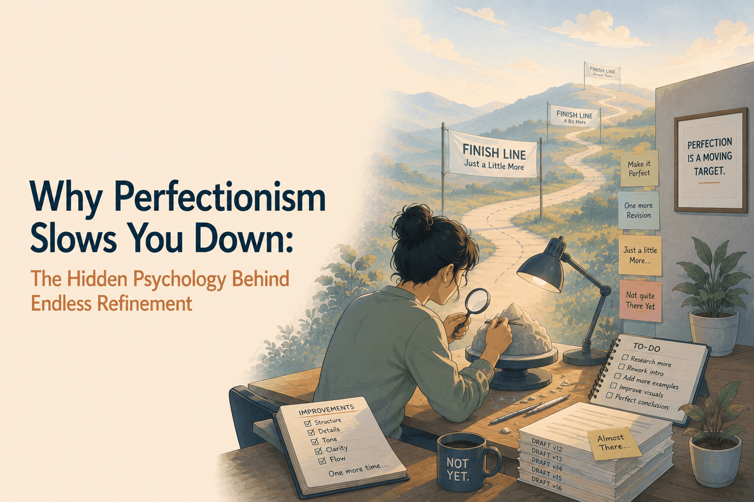 Why Perfectionism Slows You Down: The Hidden Psychology Behind Endless Refinement