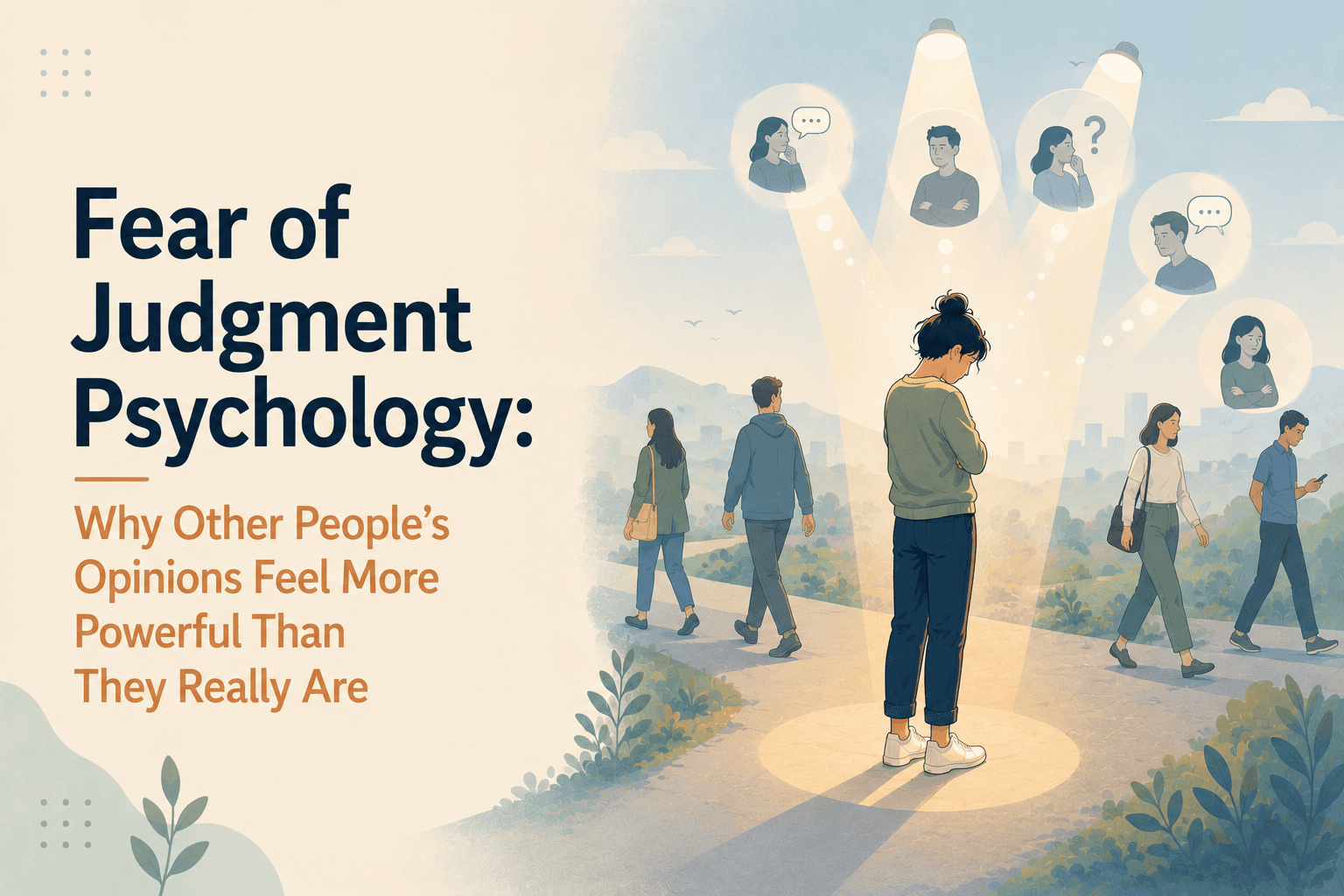 Fear of Judgment Psychology: Why Other People's Opinions Feel More Powerful Than They Really Are