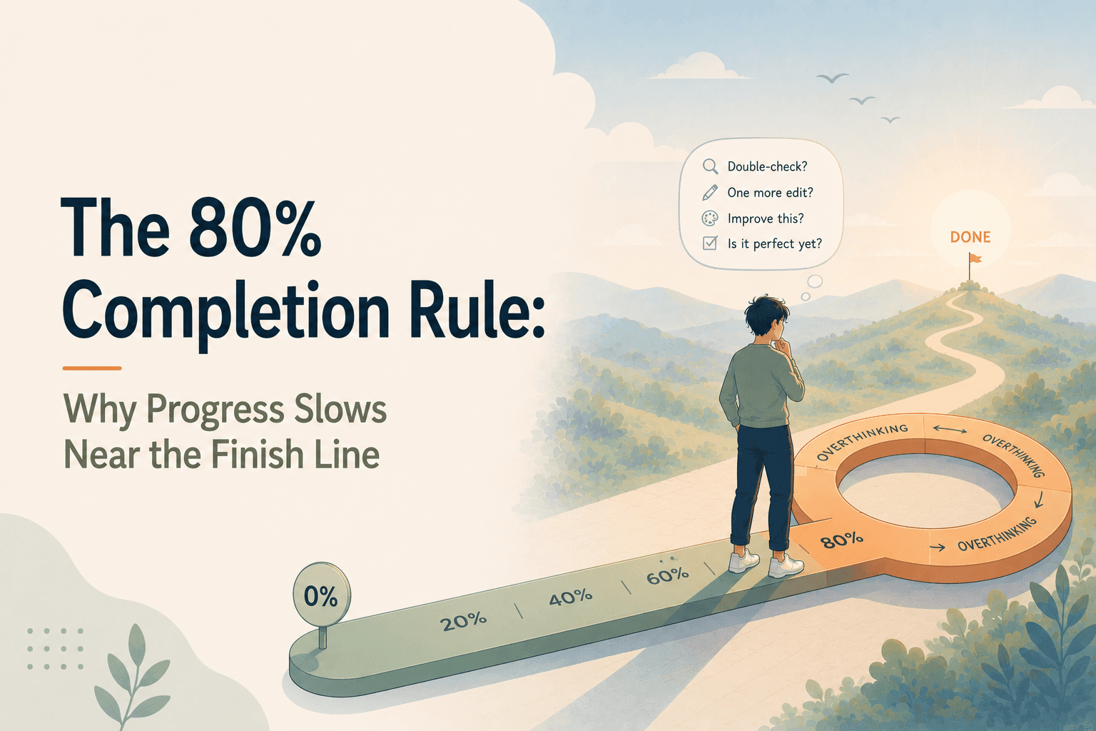 The 80% Completion Rule: Why Progress Slows Near the Finish Line